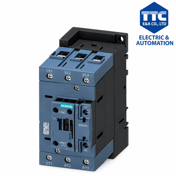  3RT2046-1AF00 | Contactor 3AC 95A, 45kW 1NO+1NC