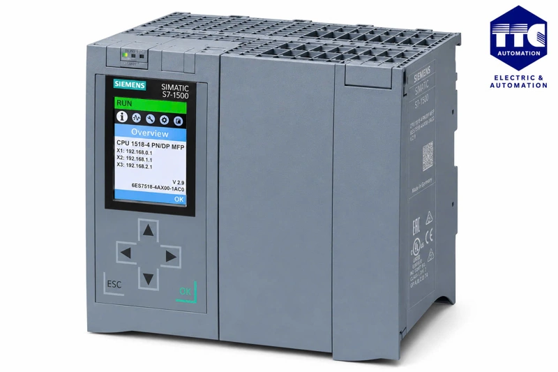 6ES7518-4AX00-1AC0 | IMATIC S7-1500 CPU Bundle 1518-4 PN/DP MFP