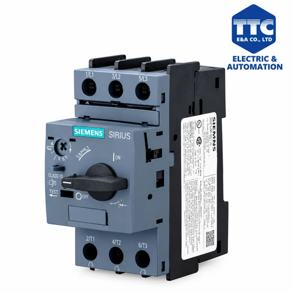 3RV2011-0BA10 | Cầu dao bảo vệ motor 0.14…0.2 A
