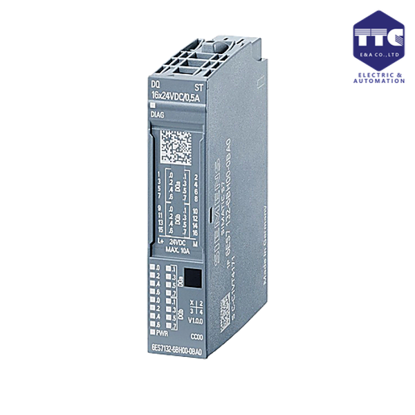 6ES7132-6BH01-0BA0|ET 200SP, DQ 16x 24V DC/0,5A ST, PU 1